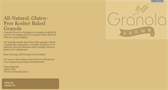 Desktop Screenshot of getgranolagrown.com